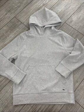 Vineyard Vines Youth Heather Light Gray Pullover Hoodie